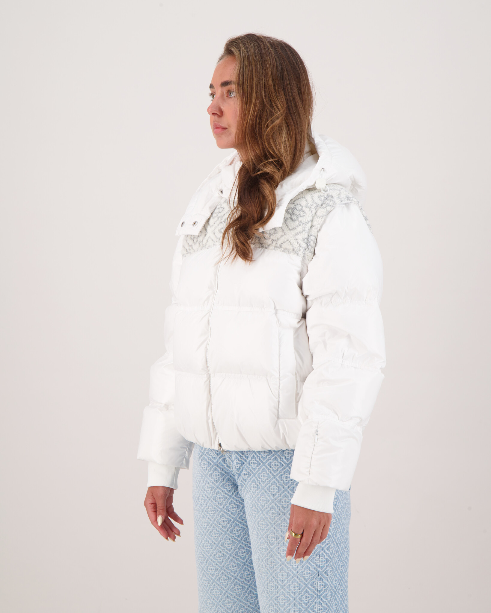 Ripstop Puffer Jacket White